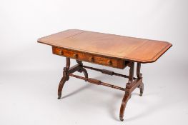 A 19th century mahogany sofa table.