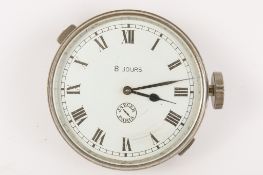 A vintage Jaeger Paris 8-day (8 Jours) car dashboard clock.