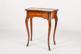 A 19th century Dutch marquetry side table.