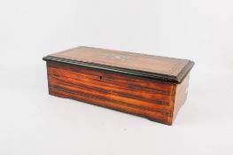 A 19th century 10 Airs mechanical music box.