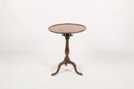 A Georgian mahogany tripod table.