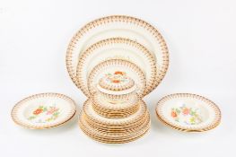 A Victorian Royal Worcester dinner service.