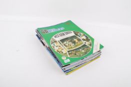 A collection of vintage Bristol Rovers home football programmes.