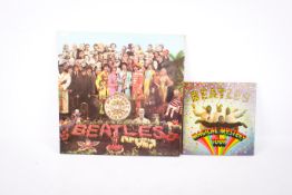 Two The Beatles vinyl records. Comprising a Magical Mystery Tour (1967), vinyl record, mono MMT-1.