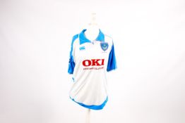 A Lassana Diarra match worn Portsmouth FC team shirt no. 6.
