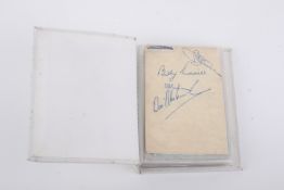 A 1950s and later football autograph album.