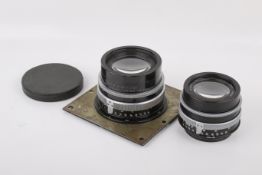Two Wray London APO Process Lustrar lenses.