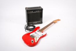 Circa 1960s Vox Strato-Ace electric guitar & Maplin amplifier