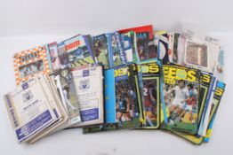 An assortment of Leeds United football collectables.