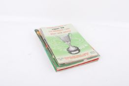 A collection of vintage football programmes. Comprising F.A.