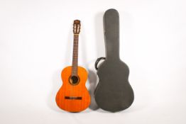 Yamaha G-80 classical acoustic guitar in hard case.