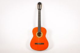 Messina Classical Spanish accustic guitar 4/4 size. With a backpack carry bag and book.
