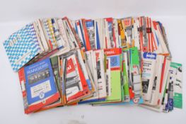 A collection of 1960s football programmes.
