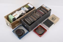 A collection of 3.25 magic lantern slides.