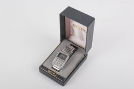 A Seiko electric 'calculator' wristwatch.