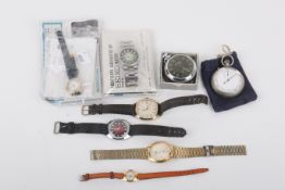 An assortment of wristwatches.