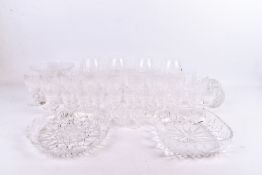 Quantity of assorted Waterford crystal drinking and other glassware.