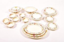 A Masons dinner service in the 'Arbor' pattern.