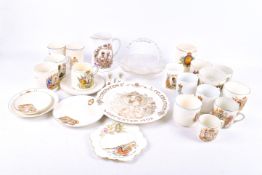 A collection of Royal Commemorative ware.