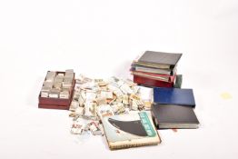 A large collection of cigarette cards.