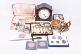 An assortment of collectables.