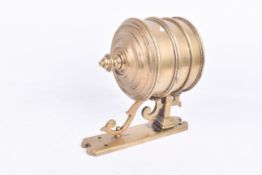 A vintage brass wall pot holder.