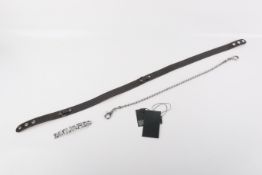 Two Dsquared2 belts.