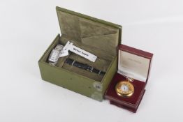 A lady's Ingersoll wristwatch and a Jean Pierre half hunter pocket watch.