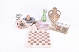 An assortment of collectables.