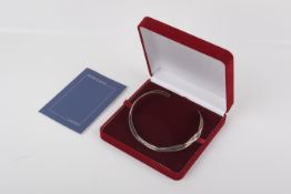 A Haviland-Nye silver choker necklace. Marked London, 2001, 44.
