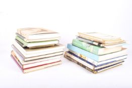 A collection of assorted books relating to modern Scandinavian design.