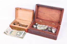 An assortment of collectables.