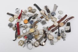 An assortment of wristwatches.