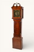 A 19th century longcase clock.