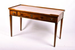 A contemporary writing desk.