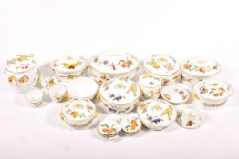 A collection of assorted Royal Worcester Evesham pattern table ware items.