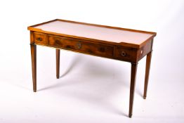 A contemporary writing desk.