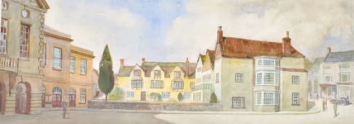 Arthur Wilson Gay (1901-1958) - watercolour of Wells.