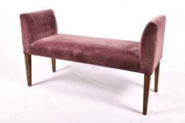 A contemporary window seat.