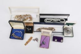 A collection of assorted costume jewellery.