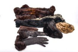 An assortment of ladies' fashion accessories.