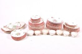An extensive Lunéville earthenware tea and dinner service.