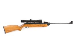 Webley & Scott Vulcan break barrel .22 CAL air rifle. S/n 861130, with Hawke Sport HO 4x40 scope.