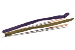 Two John Wilson fishing rods.