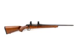 CZ 557 bolt action rifle. 243 CAL S/n B506549, thread cut and proofed.
