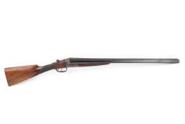 Foreign 12 bore side by side shotgun. S/n 49249, fixed chokes - half and three quarter.