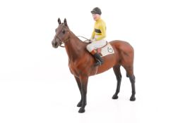 Horse Racing Interest - Beswick ceramic horse Arkle with Pat Taaffe.