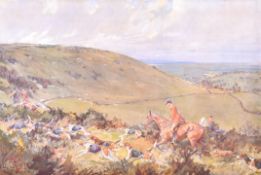 After Lionel Edwards (British 1878-1966) - hunting scene, print.