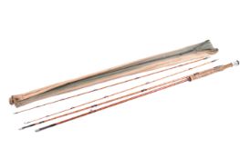 A Hardy's Gold Medal Palakona fishing rod.