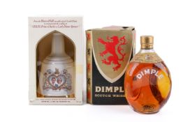 Two bottles of whisky.